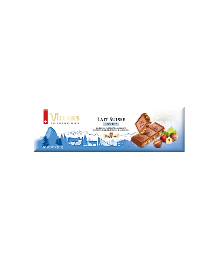 Tablette gourmande chocolat au lait et noisettes