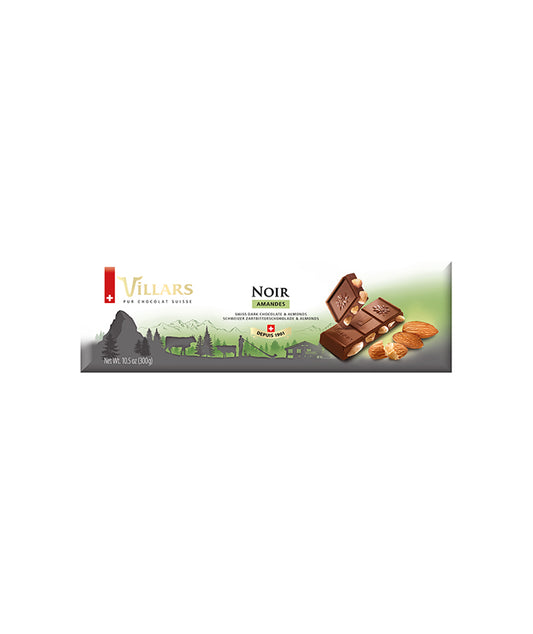 Tablette gourmande chocolat noir et amandes