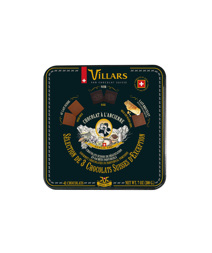 Boîte Métal Chocolat à l'ancienne 200g