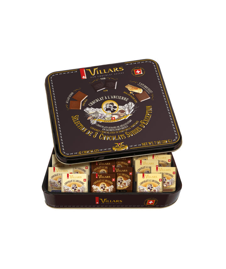 Boîte Métal Chocolat à l'ancienne 200g