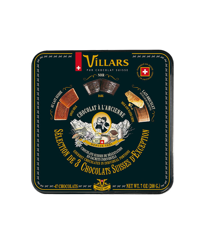Assortiment de chocolats suisses à l'ancienne