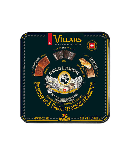Assortiment de chocolats suisses à l'ancienne