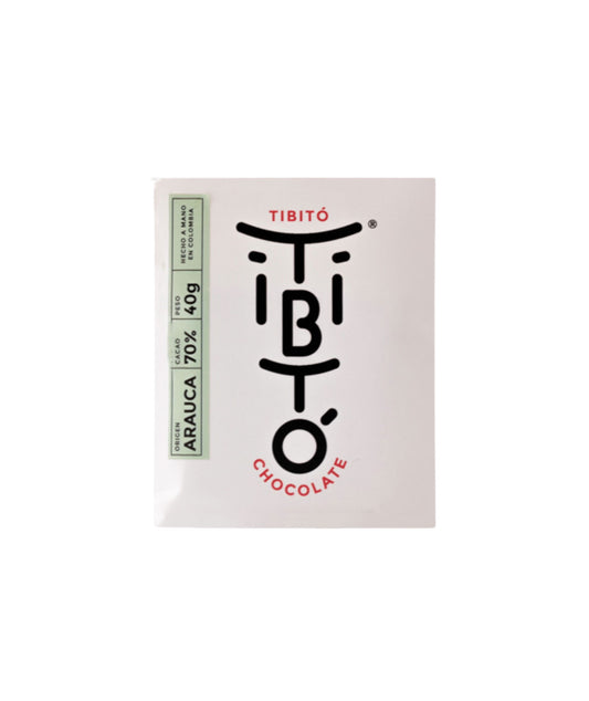 Tablette chocolat noir 70% origine Arauca