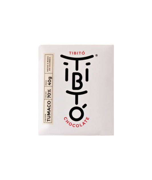Tablette chocolat noir 70% cacao origine Tumaco