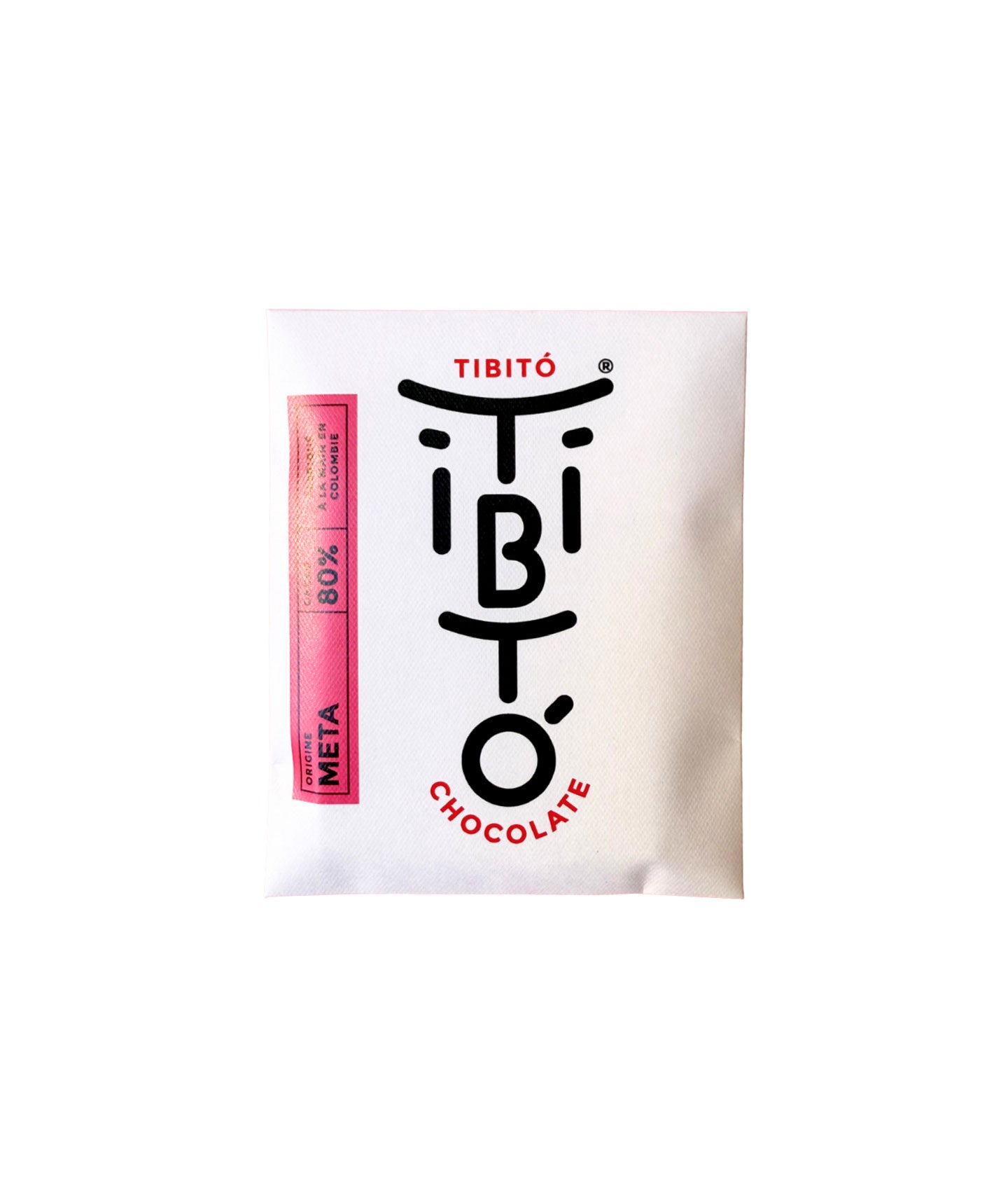 Tablette chocolat noir 80% origine Meta