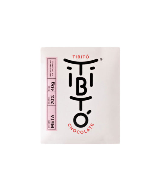Tablette chocolat noir70% cacao origine Meta