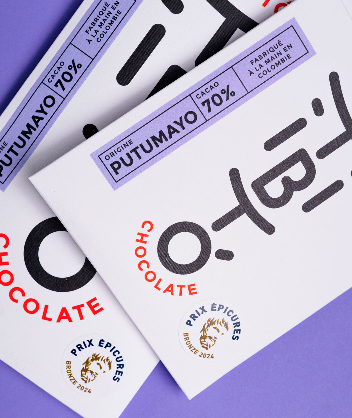 Tablette chocolat noir 70% origine Putumayo