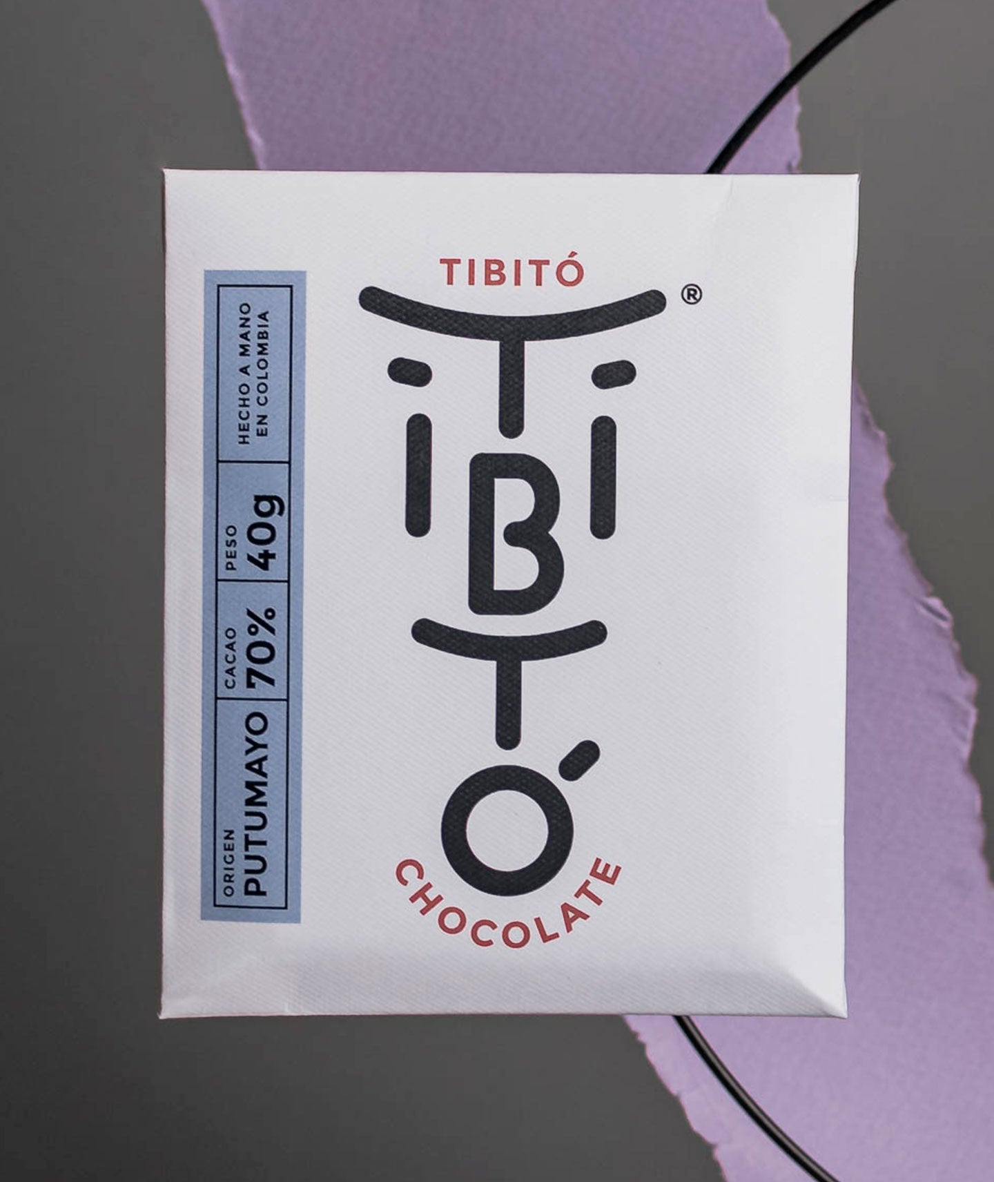 Tablette chocolat noir 70% origine Putumayo