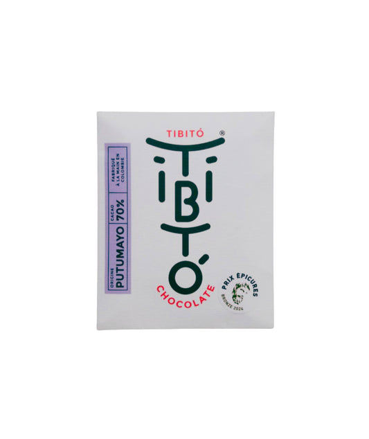 Tablette chocolat noir 70% origine Putumayo
