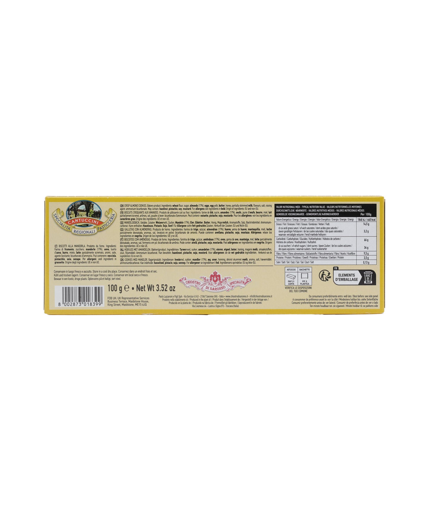 Biscuits italiens Cantuccini