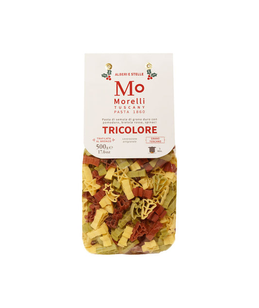 Pâtes tricolores Noël