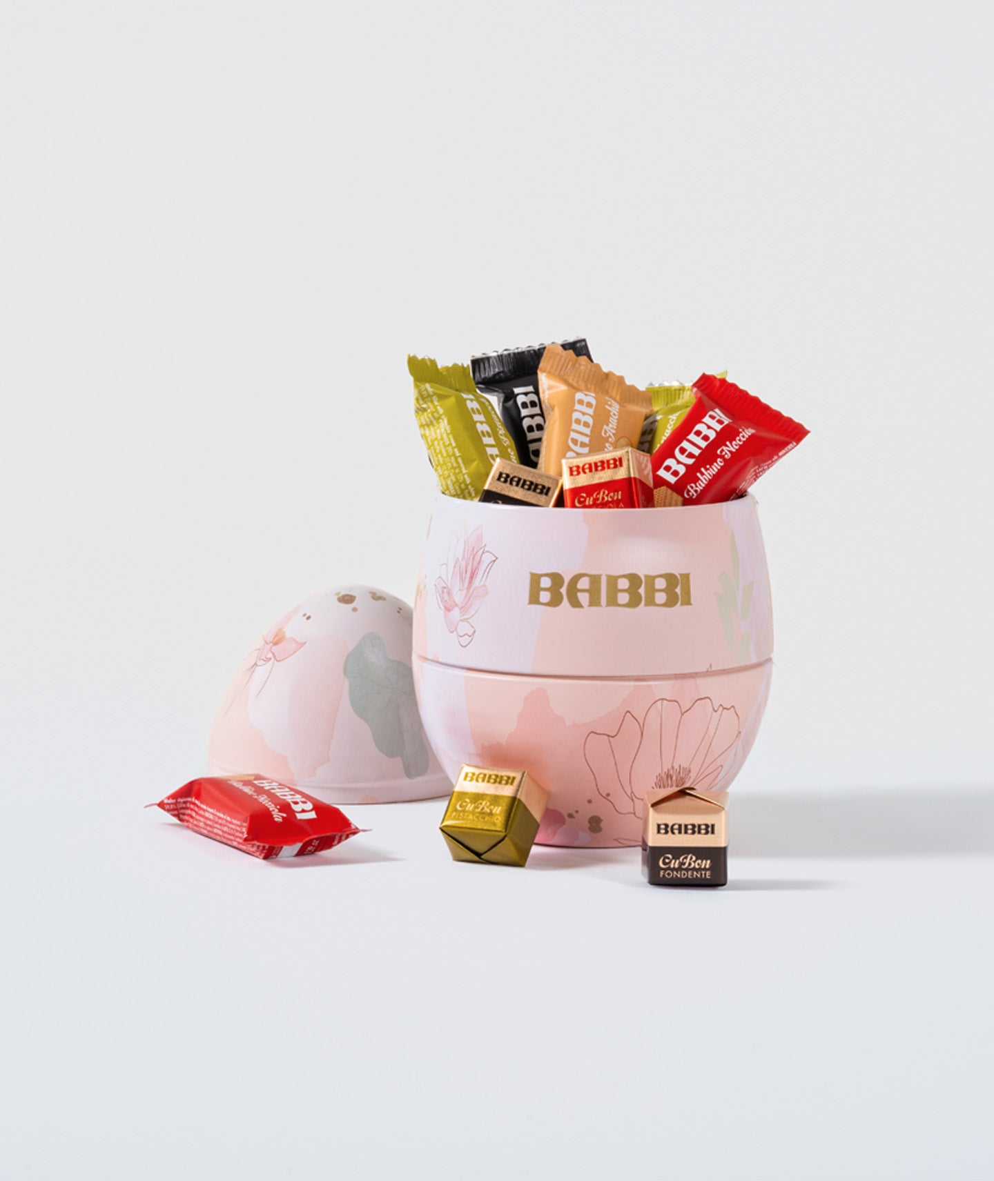 Coffret oeufs : assortiment de babbini et chocolats