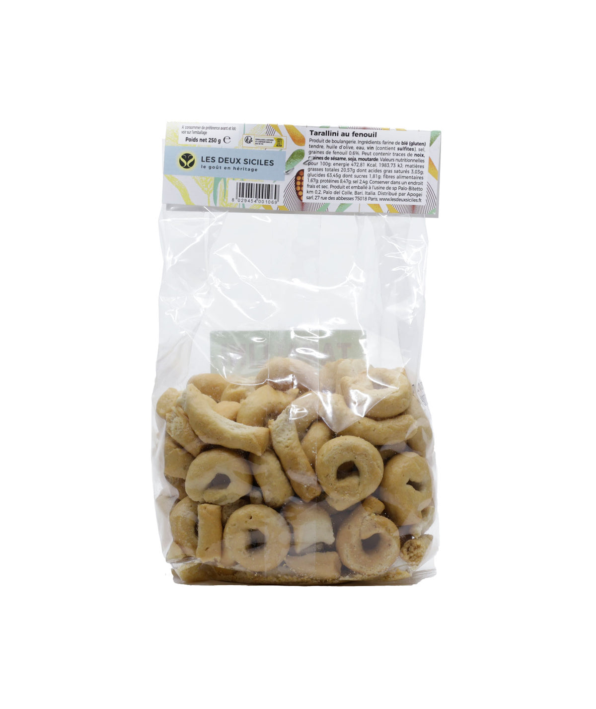 Taralli au fenouil - 250g