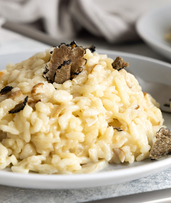 Risotto préparé à la truffe