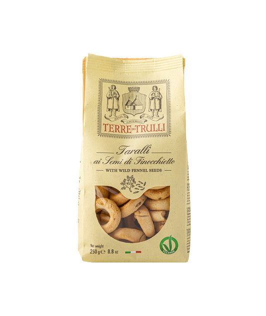 Biscuit taralli aux graines de fenouil