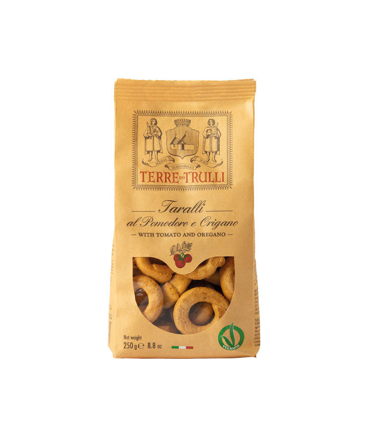 Biscuit taralli à la tomate et origan