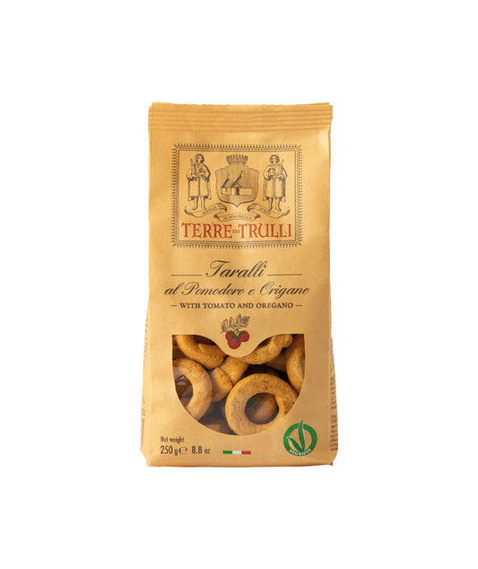 Biscuit taralli à la tomate et origan