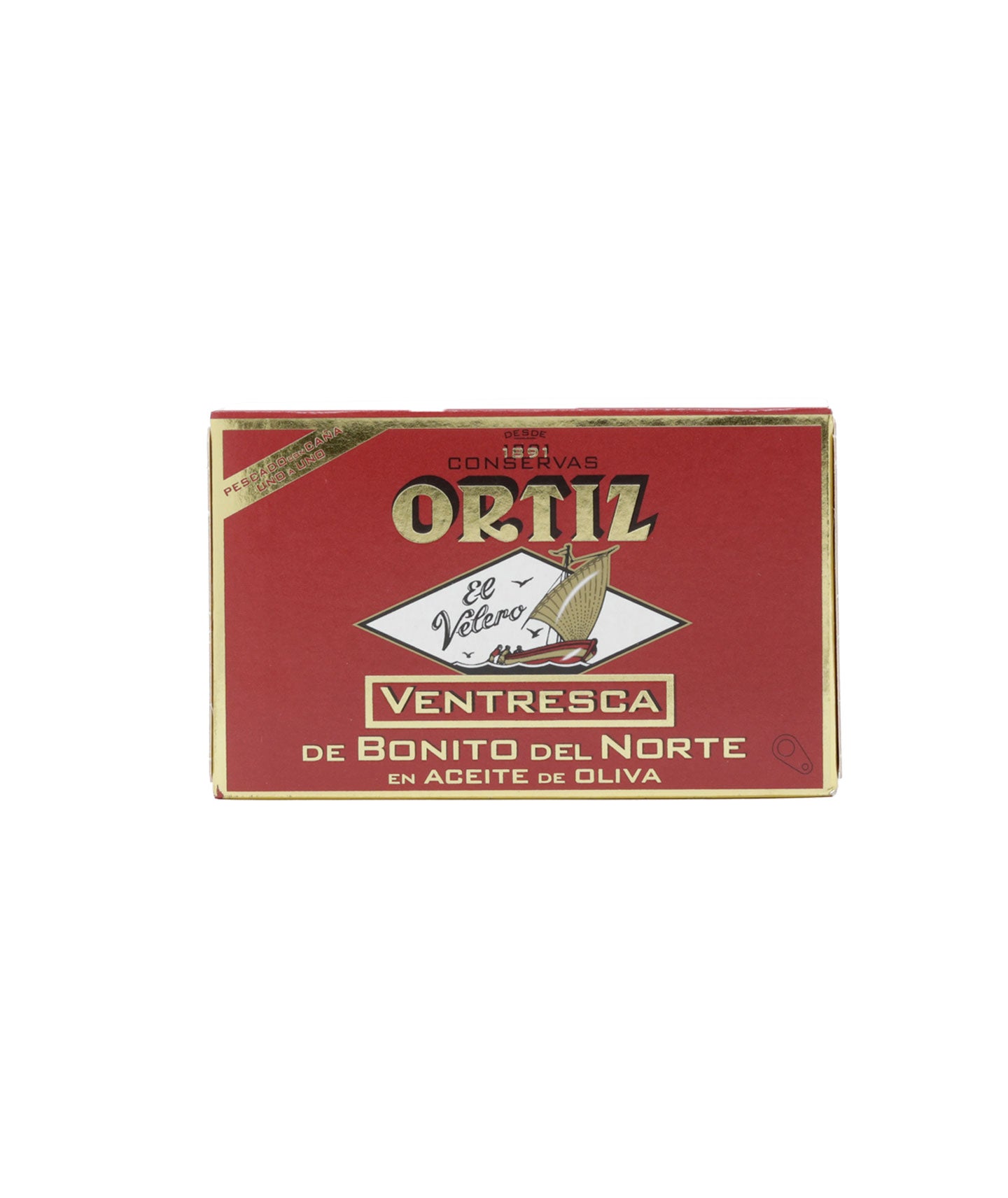 Ventrèche de thon Germon à huile d'olive - Boîte métal