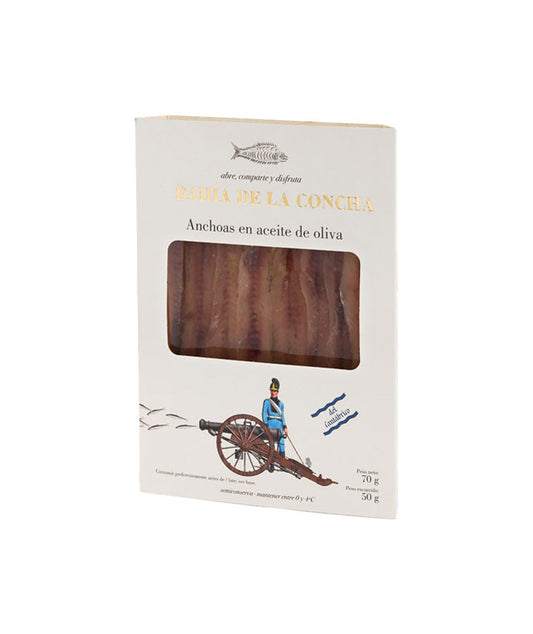 Anchois de la mer Cantabrique à l’huile d’olive