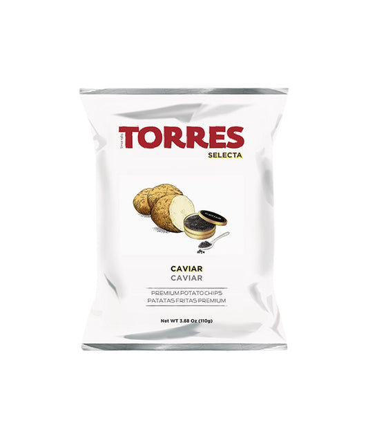 Chips premium au caviar