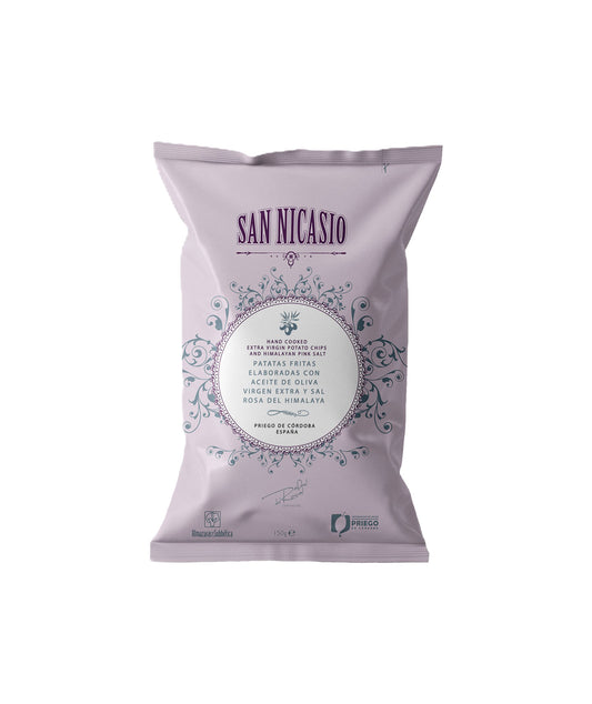 Chips de luxe au sel rose