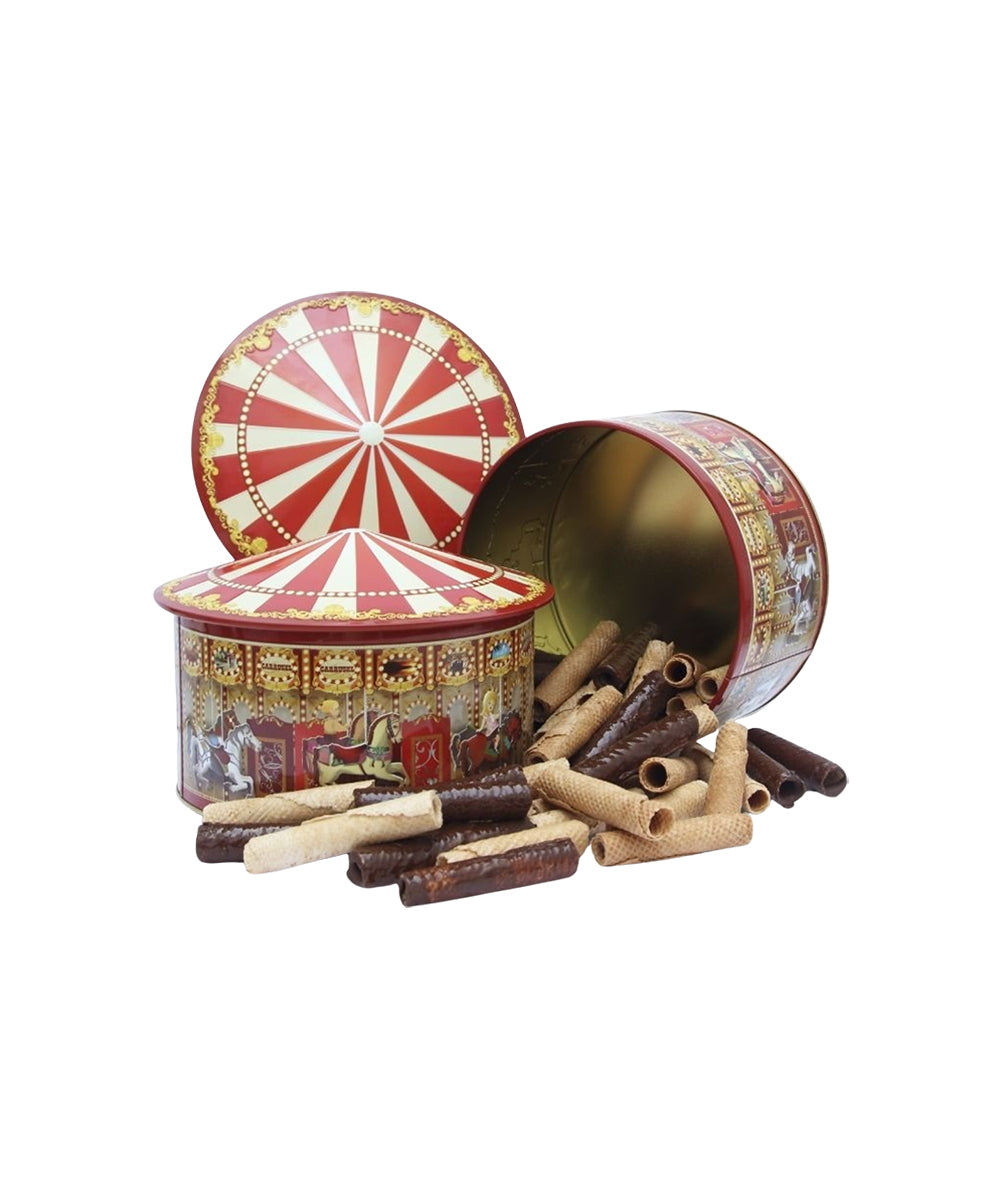 Gaufrettes chocolat et nature - Boîte manège