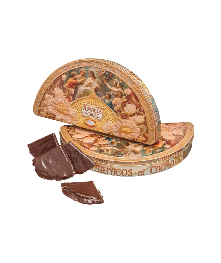 Gaufrettes chocolat éventail en métal