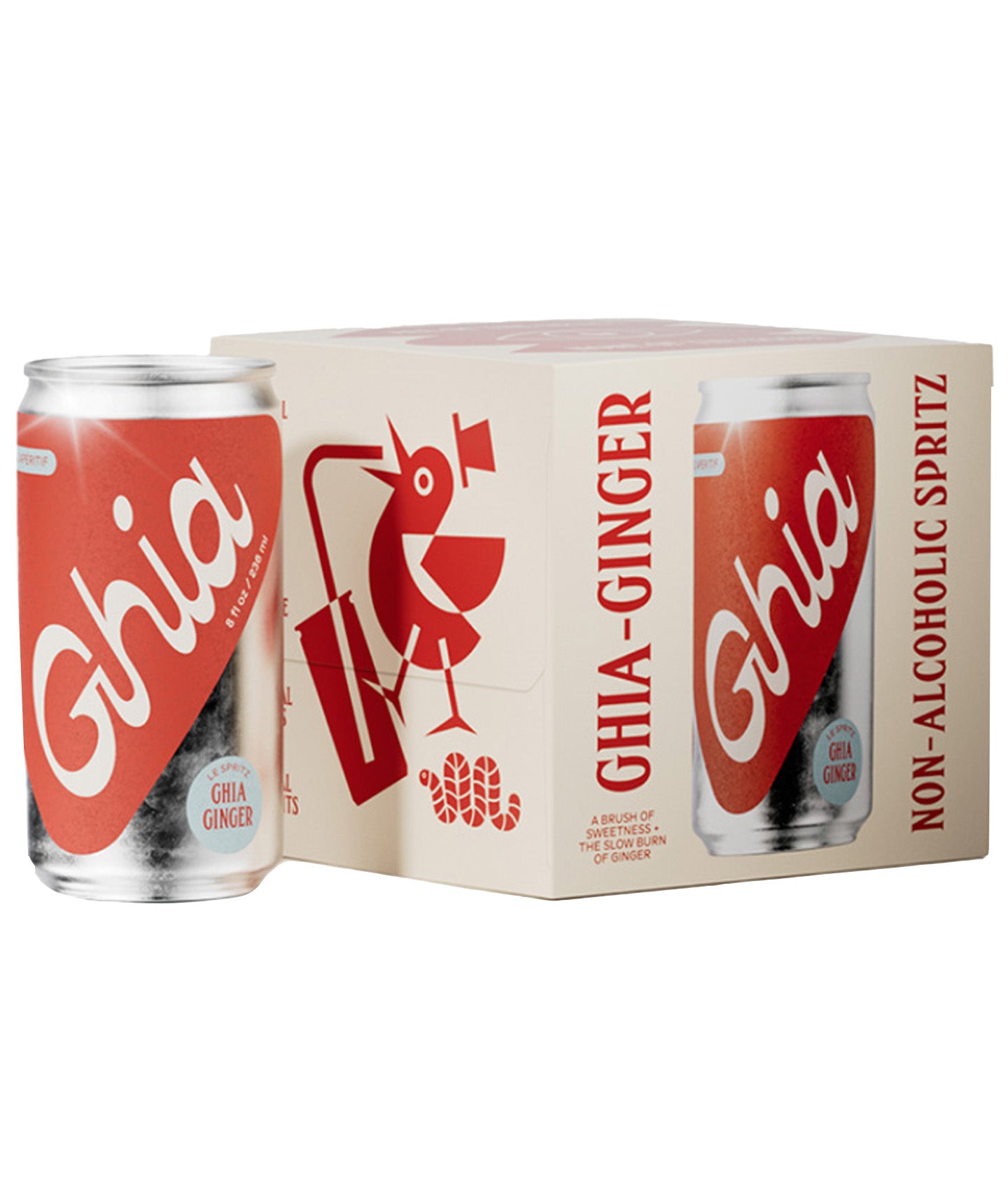 Ghia Ginger spritz non-alcoholic - Pack de 4