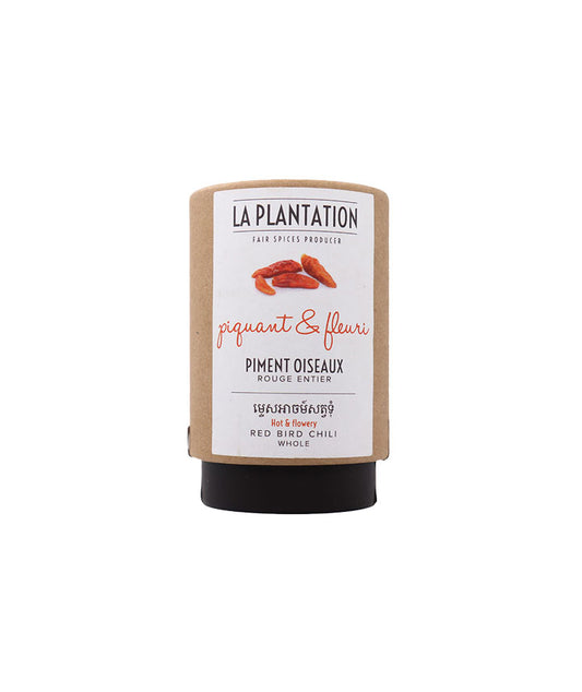 Piment oiseau rouge vue face aux Galeries Lafayette Le Gourmet