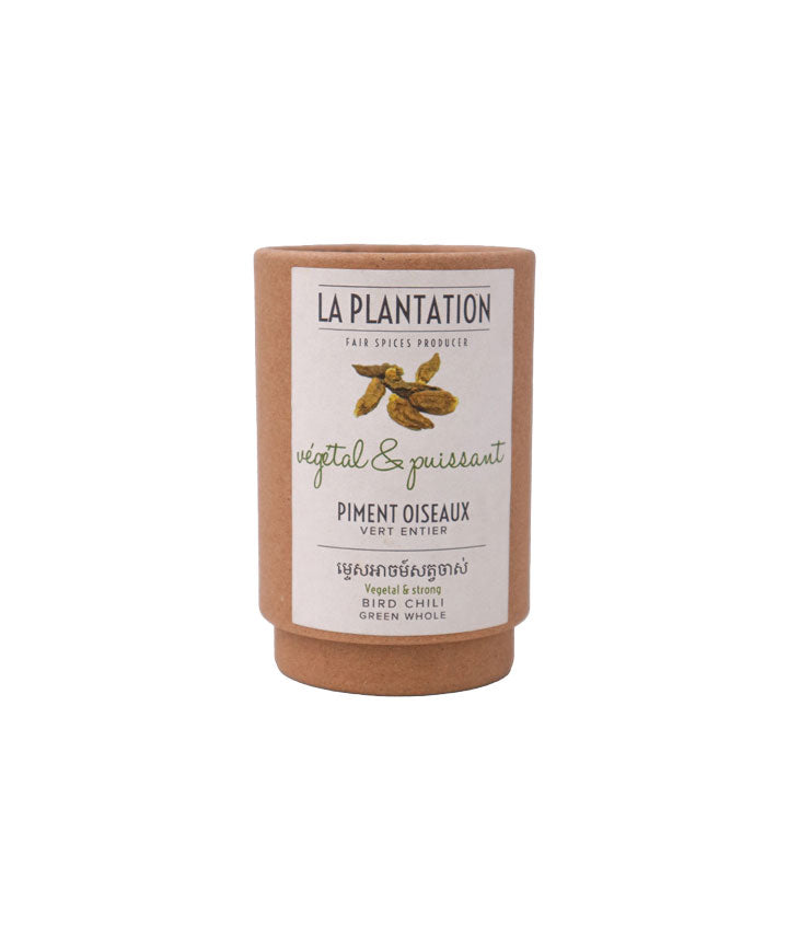 Piment oiseau vert vue face aux Galeries Lafayette Le Gourmet