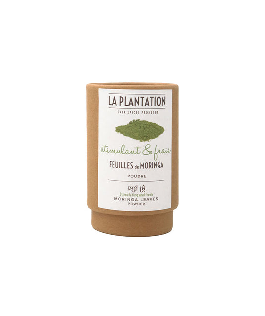 Moringa en poudre vue face aux Galeries Lafayette Le Gourmet