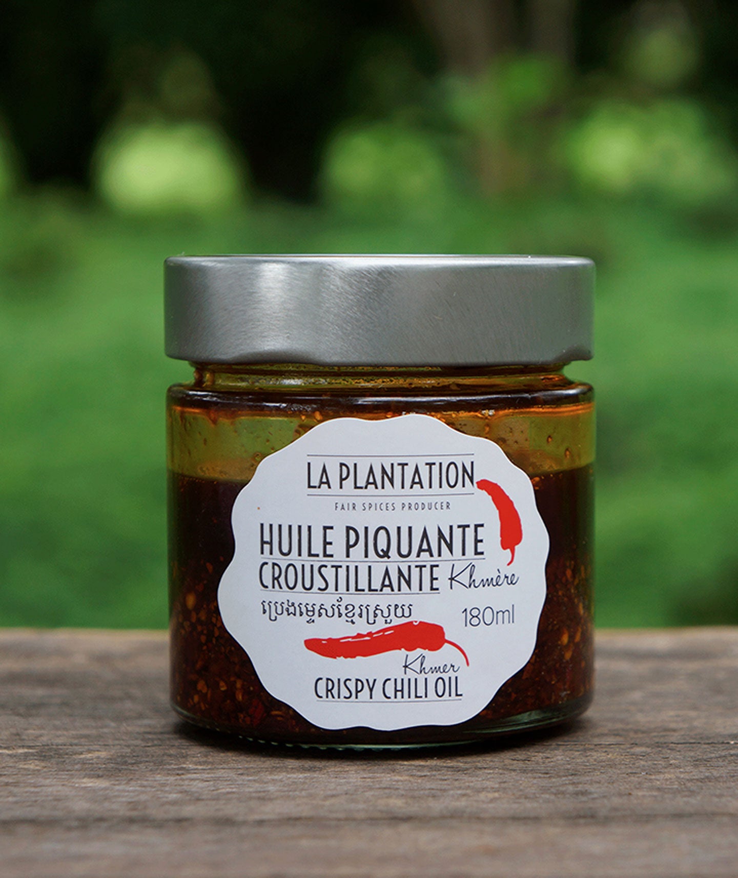 Huile piquante croustillante khmère