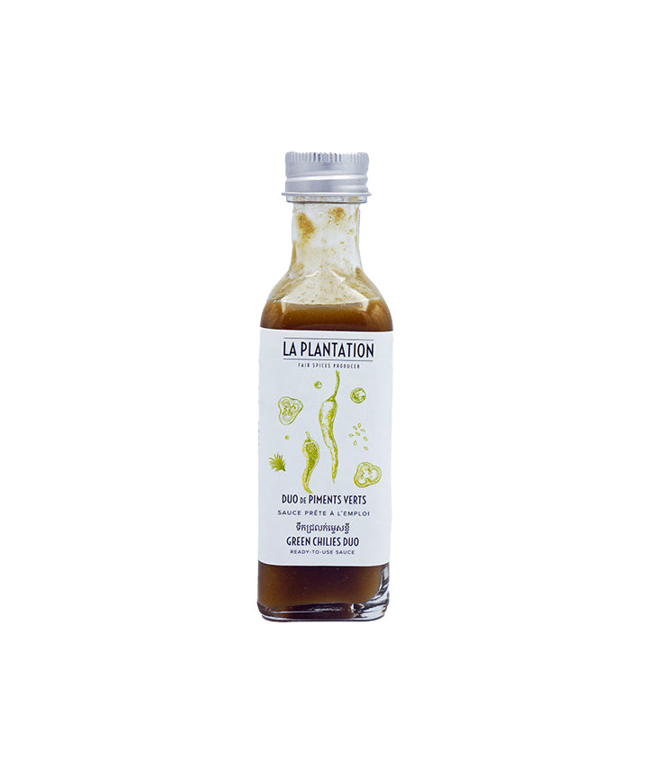 Sauce duo de piments verts