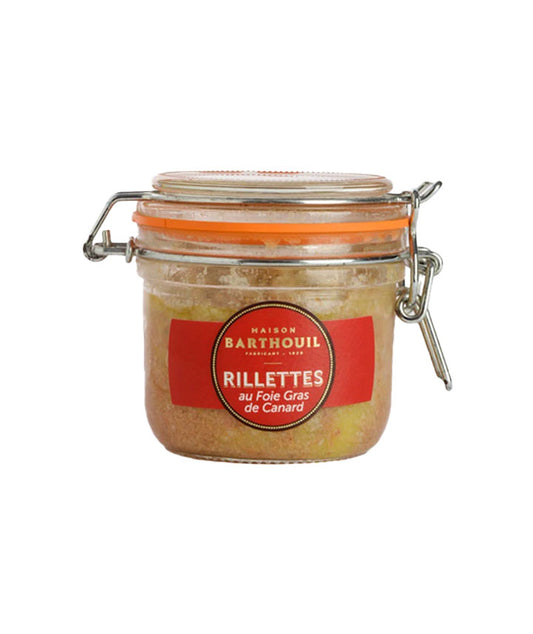 Rillettes de canard au foie gras