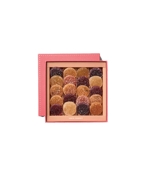 Boîte carrée de 20 pâtes de fruits
